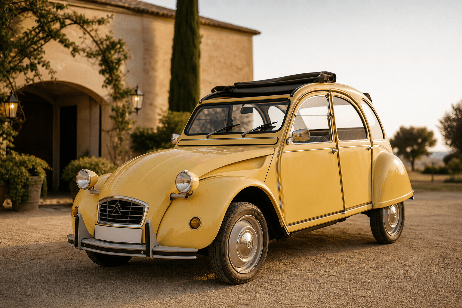 Citroën 2CV para bodas