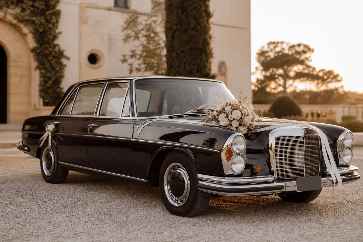 Mercedes-Benz Clase S clásico para bodas